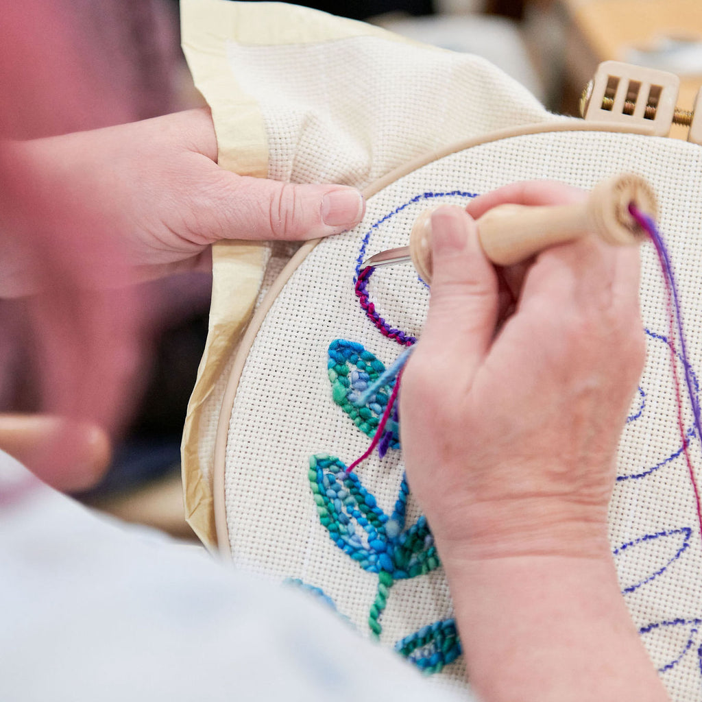 Using A Rug Needle Punch Needle Rug Hooking Basics | Wild Hand