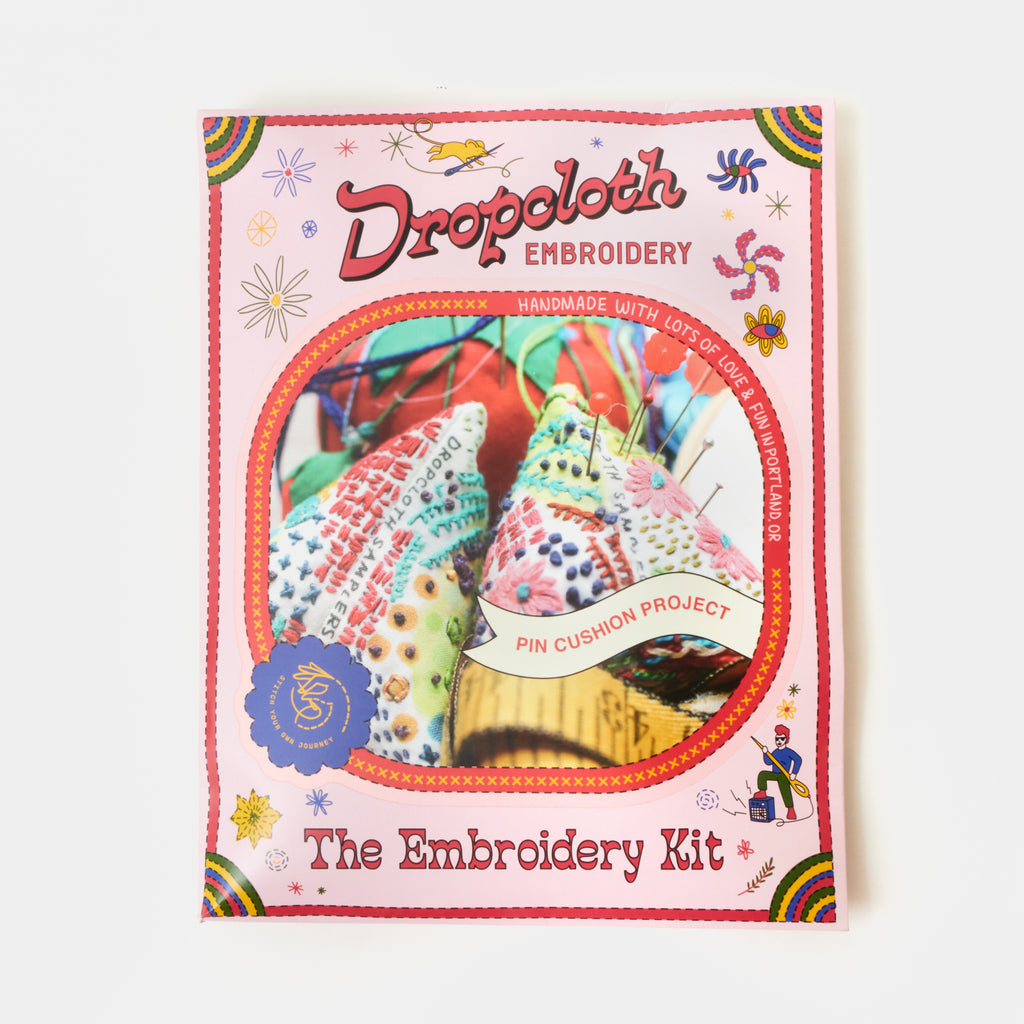 Hand-Embroidered Pin Cushion Project Kit