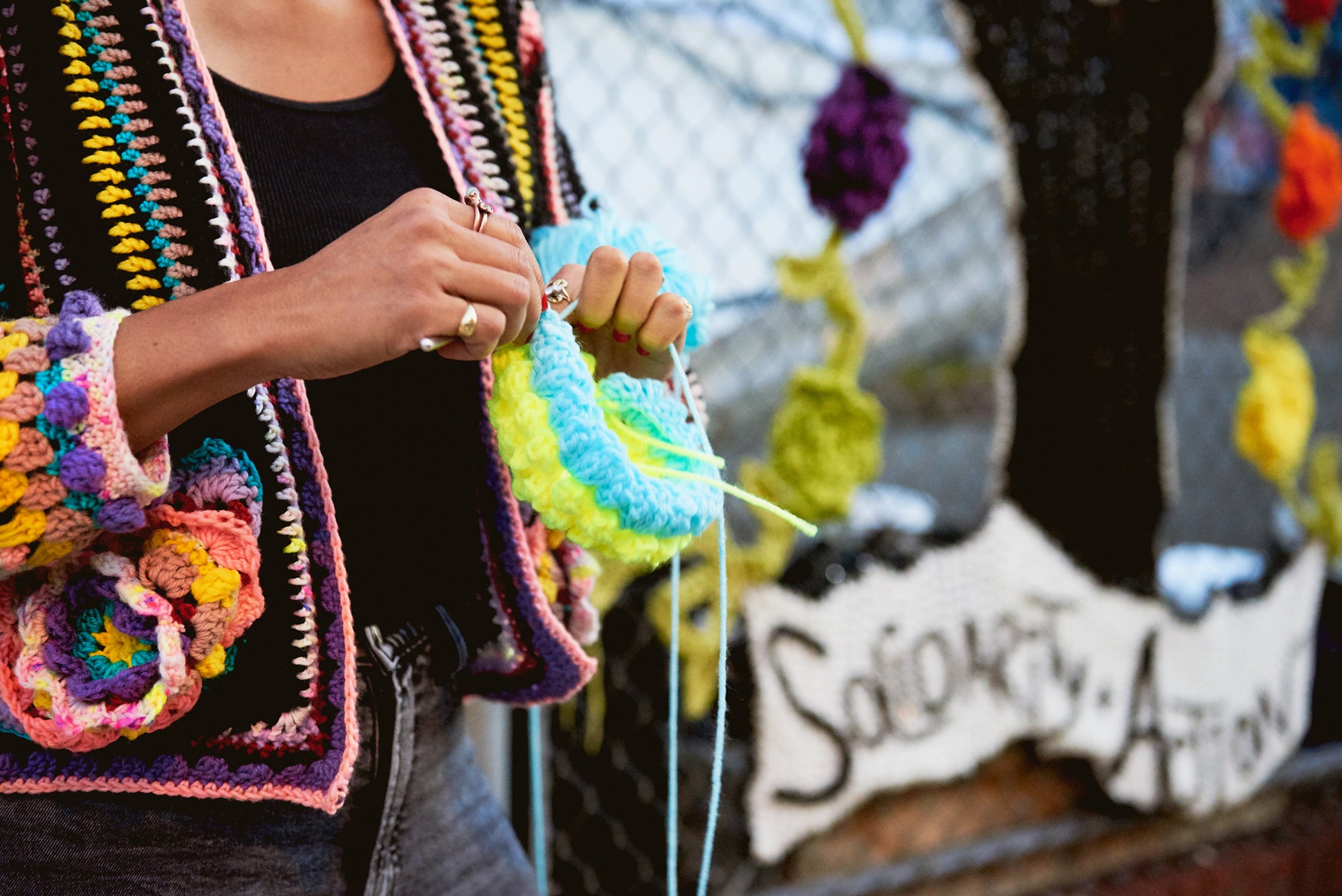 Linette Kielinski | Blooming Bomber Jacket | Wild Hand