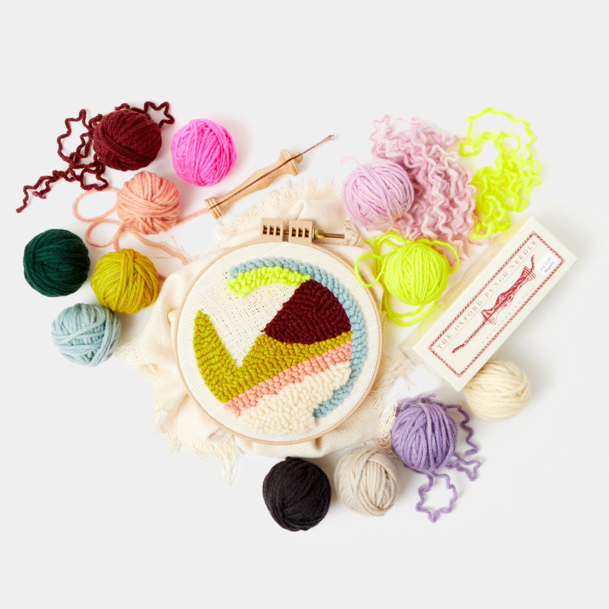 Wild Hand(Make) Punch Needle Rug Hooking Kit | Wild Hand