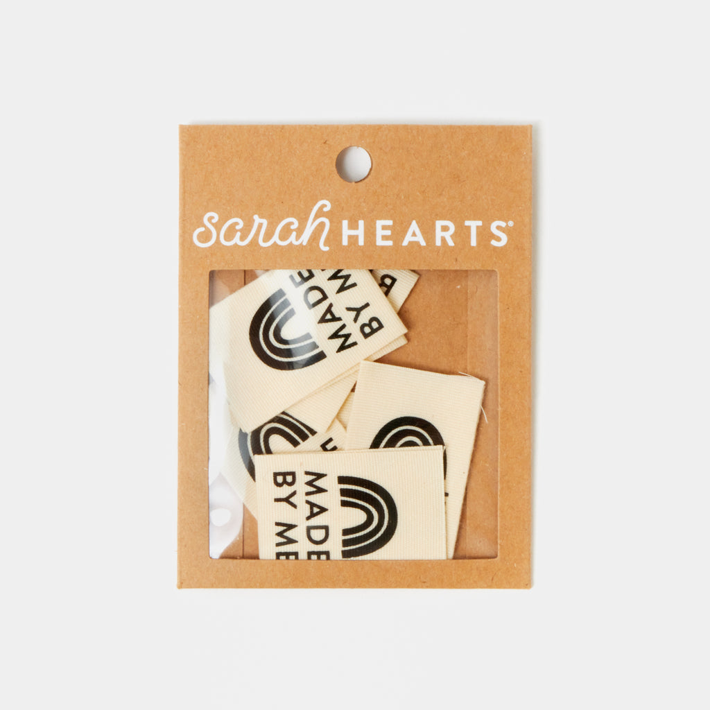 Sarah Hearts Fabric Labels