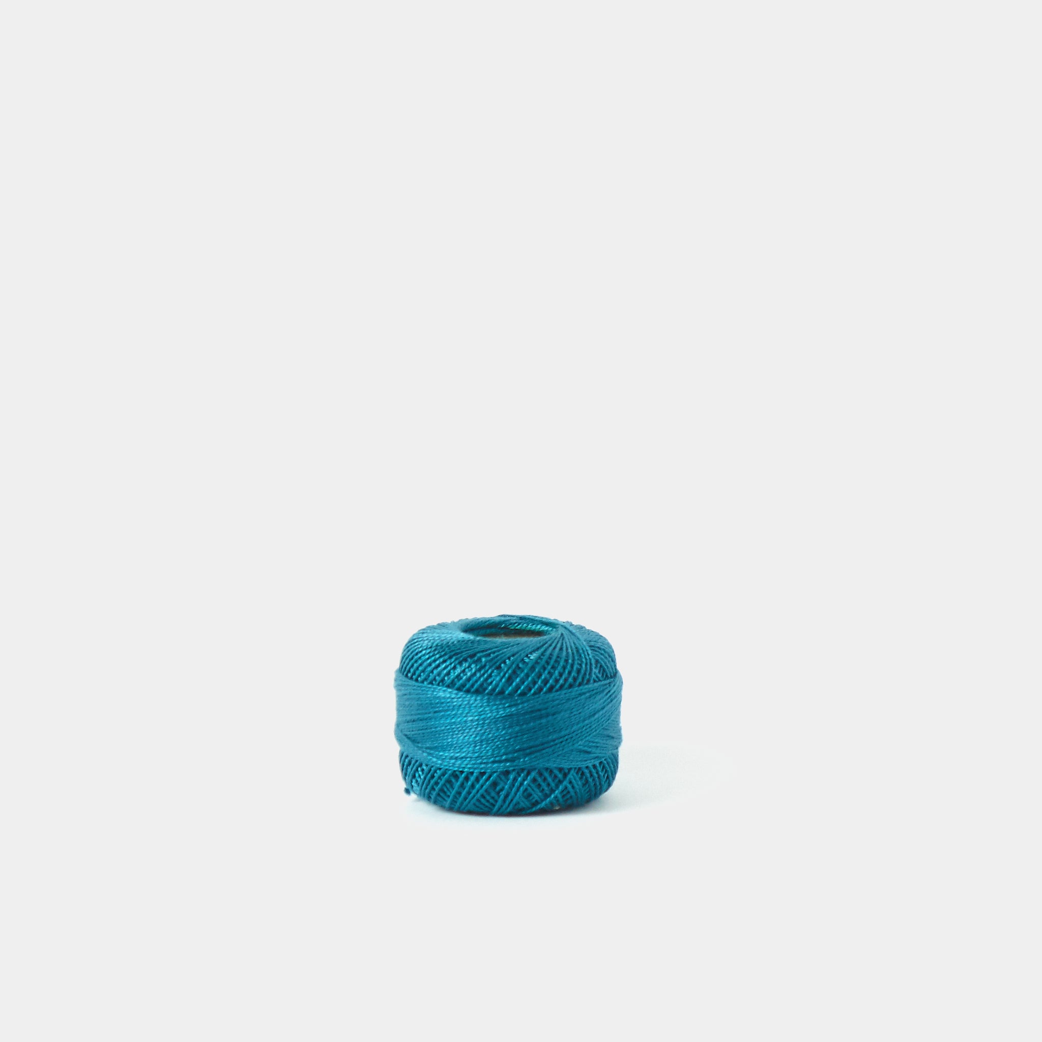 Perle Cotton: 3670 Ultra Very Dark Turquoise Perle Cotton: 3670 Ultra Very Dark Turquoise