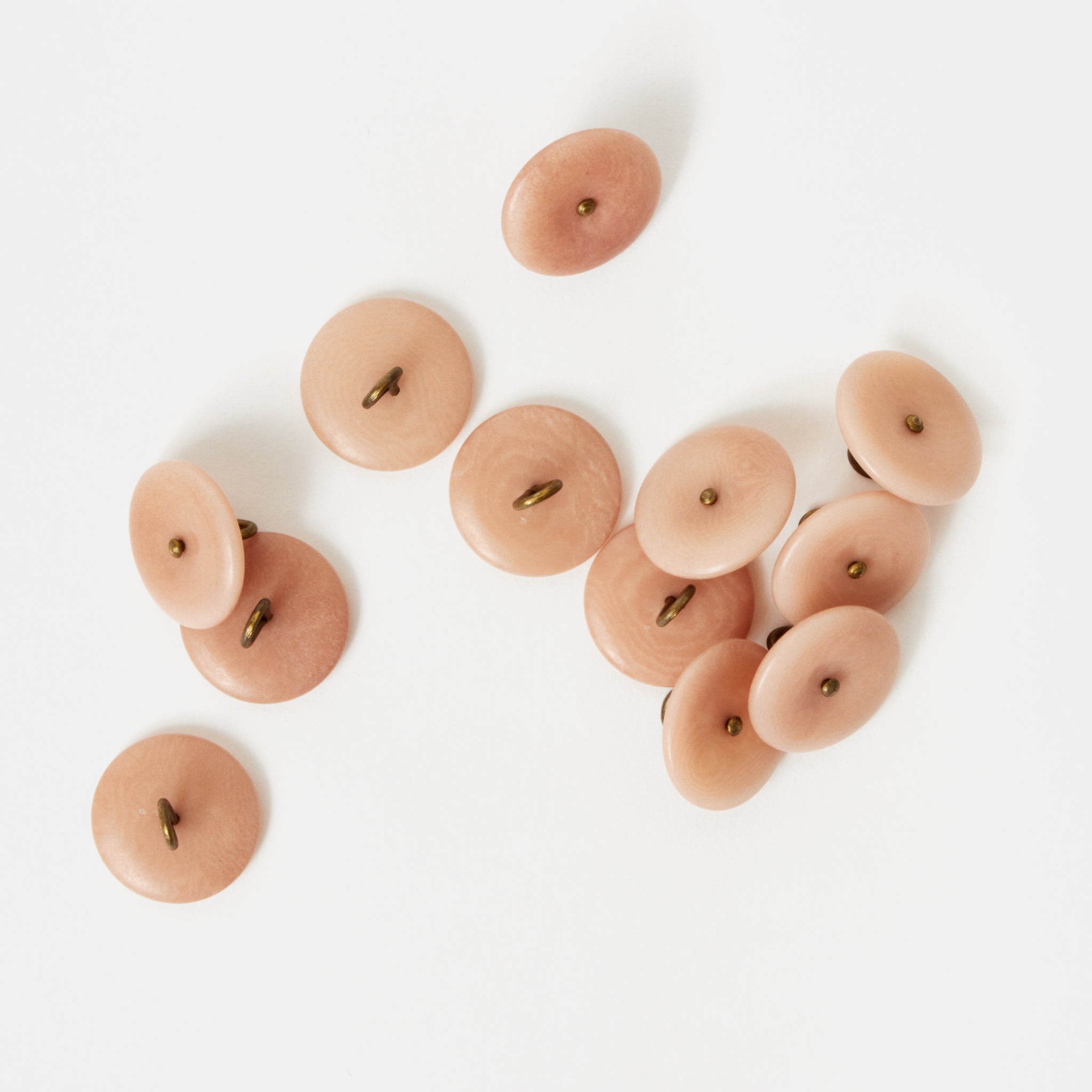 Bottoni in metallo a fungo per giacca a vento, tuta, abito casual, confezione da 10, Matt gold, 11 mm Bottoni in metallo a fungo per giacca a vento, tuta, abito casual, confezione da 10, Matt gold, 11 mm